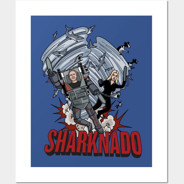 Sharknado Heroes Wall Art by jasesa